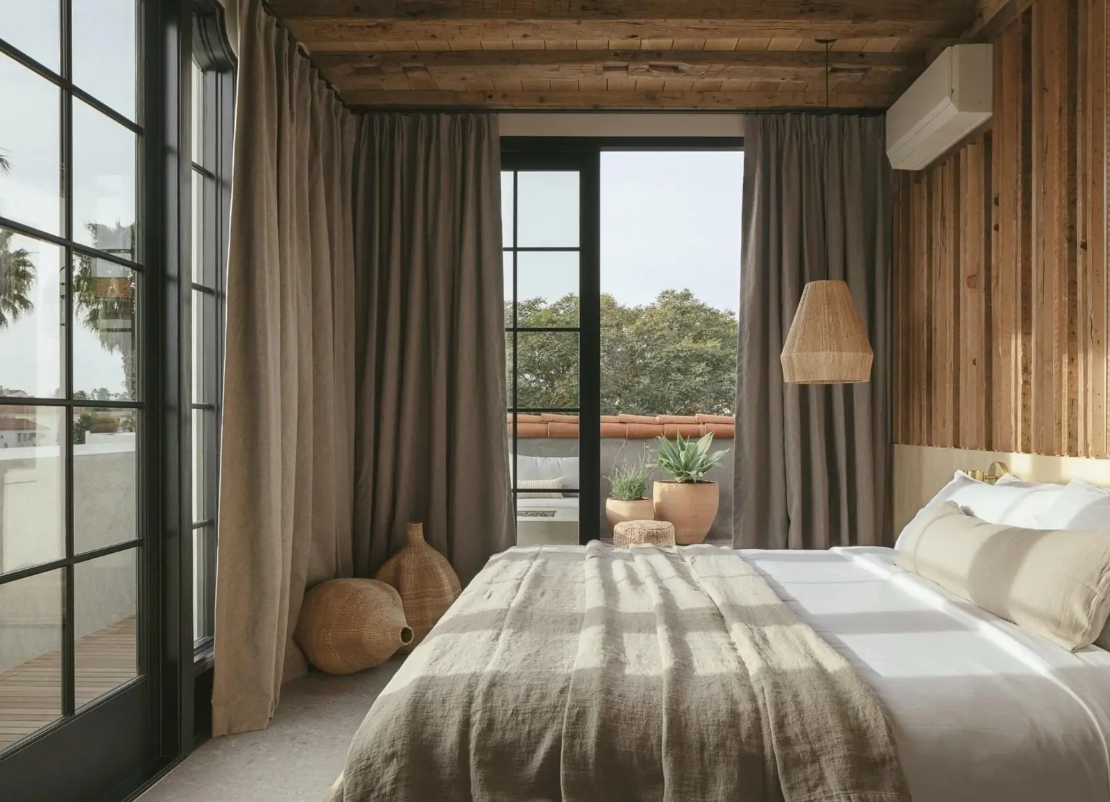 A welcoming guest room with soft light and thoughtful details.